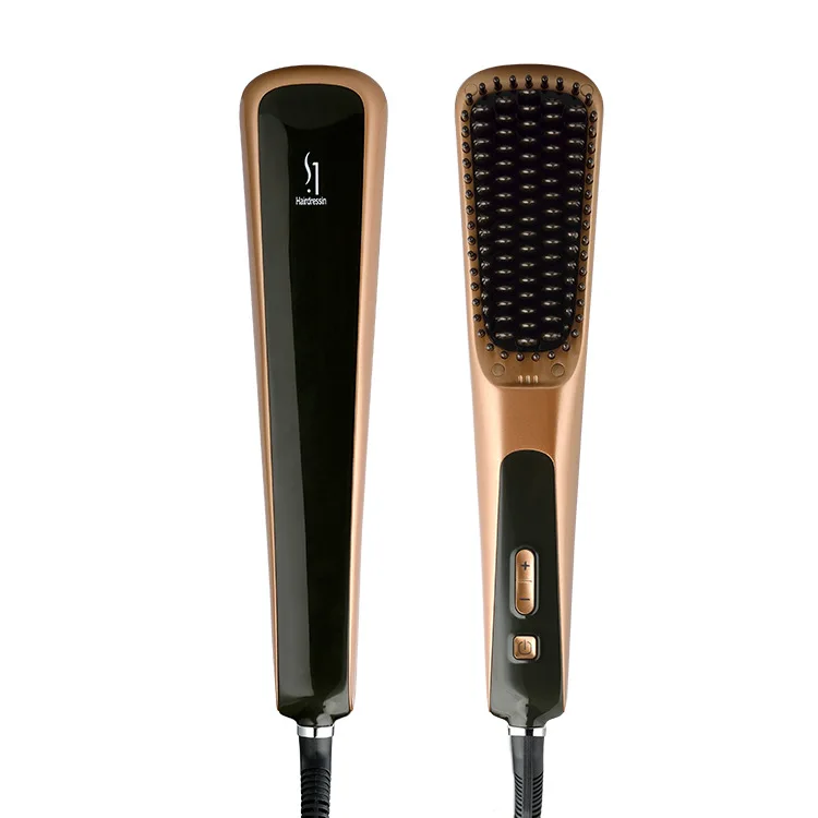 Heated Anion Hair Straightener Brush
