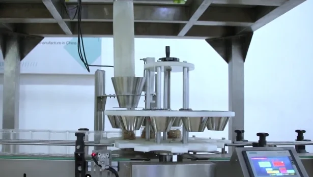 solution filling machine manufacturing plant automatic 14 head scale weigher granular multi-head filling machine