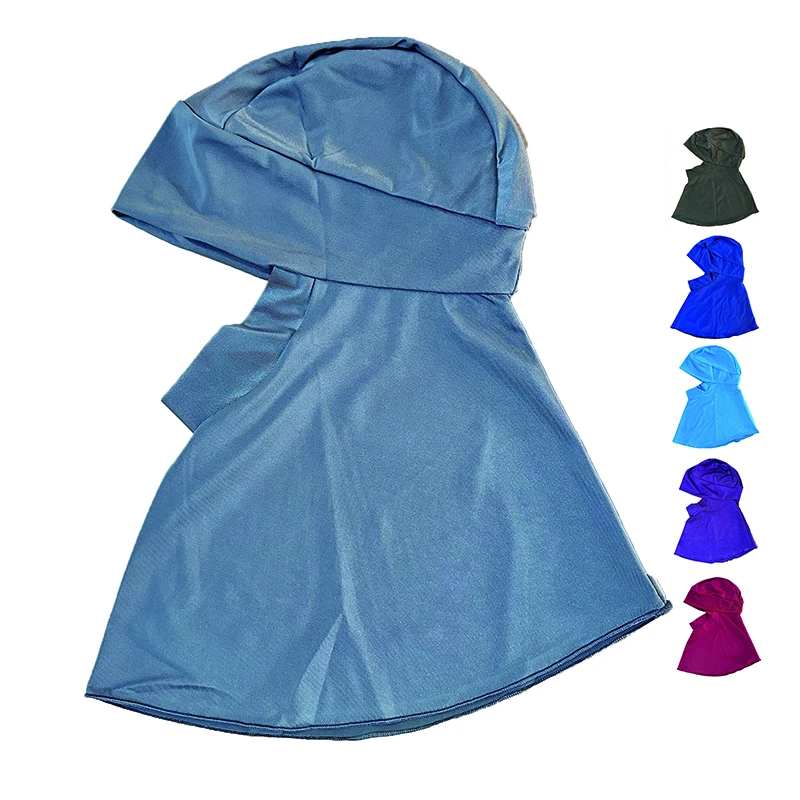 Fashion Women Hijabs Neck Cover Scarf Bonnet Inner Hijab hat Full Cover Bone Lady Islamic Muslim Headwear Hijab