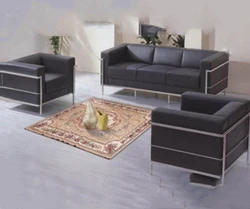 Nordic fashion black leather sofas chair metal steel frame modular sofa dining room cafe furniture modern office sofas chair