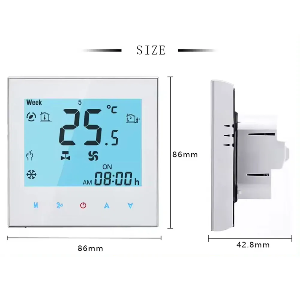 Smart hvac комнатный термостат цифровой центральный кондиционер/0-10 В конвектор нагреватель цена