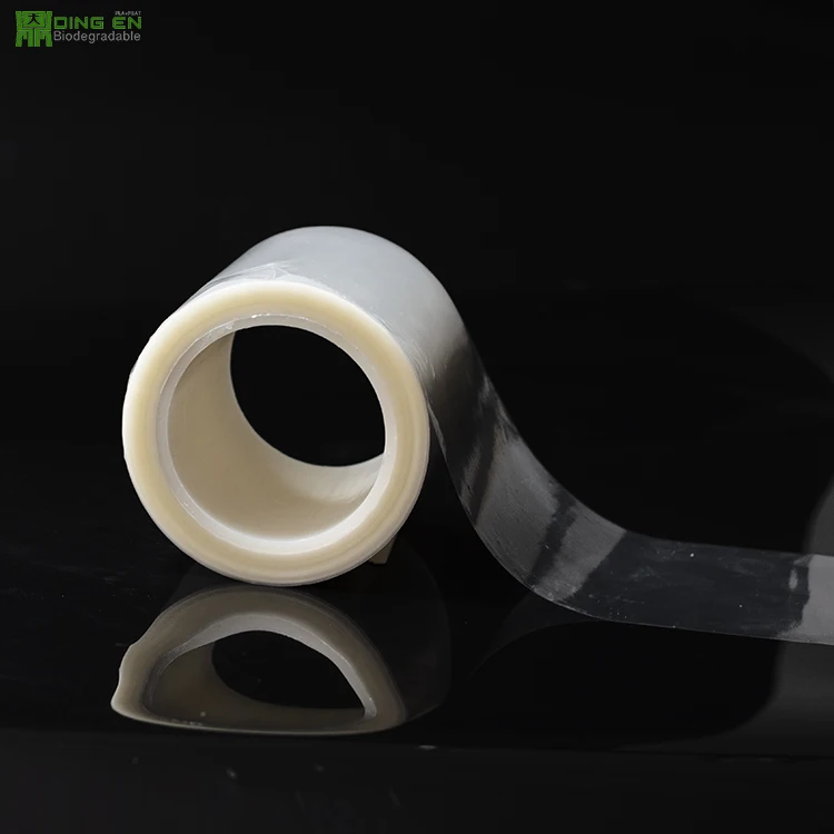 Custom Thermal Lamination Film eco-friendly PLA cling compostable wrap 100% biodegradable cover film