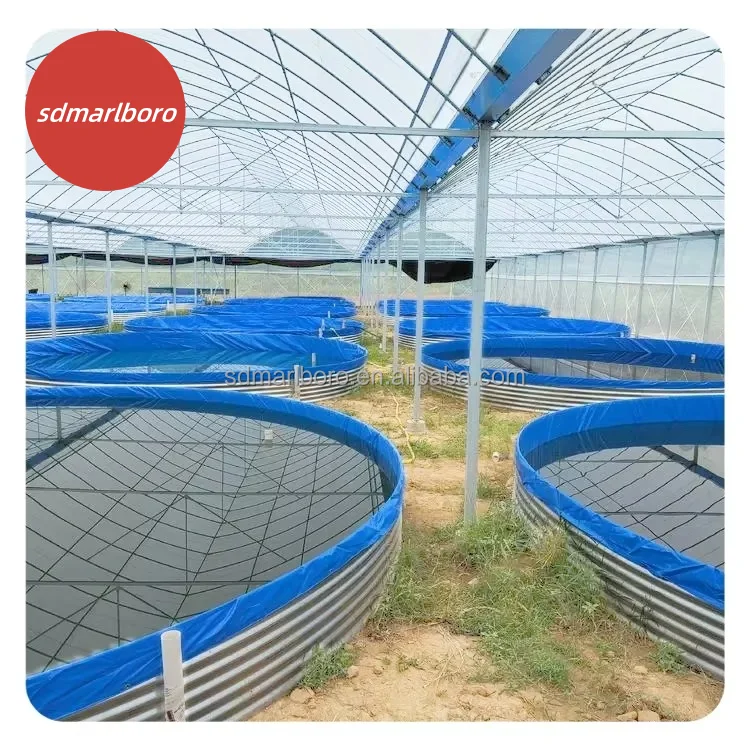 First Quality Flexible Corrugated Galvanized Steel Sheet Water Liquid Storage Aquaculture Fish Farming Tank