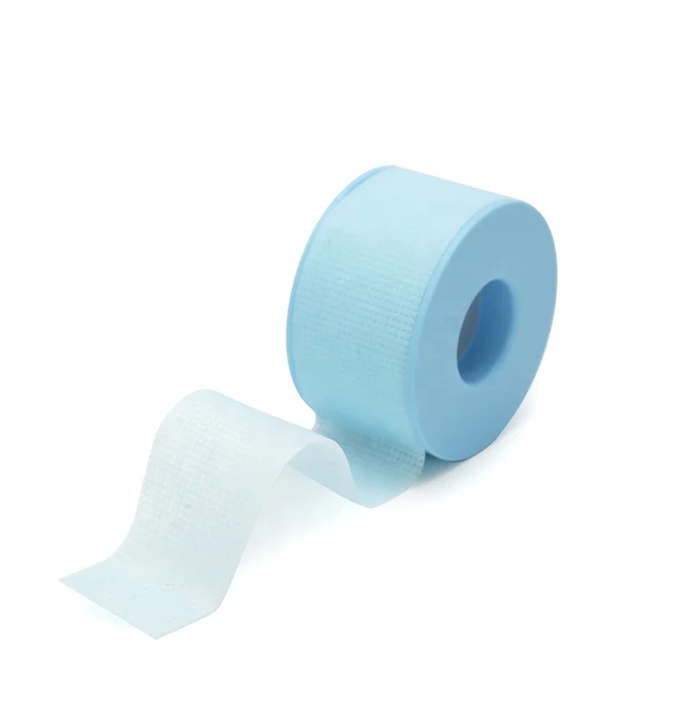 Удаление силиконовой чувствительной кожи ленты синяя медицинская лента многоразовая Клейкая Водонепроницаемая силиконовая (1 дюйм x 3 9 ярдов)