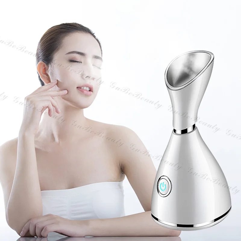 Gubebeauty hot sale steamer electric facial steamer portable pore clean Cold and Hot Steamer Facial for homeuse with CE