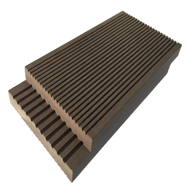 Solid Hardwood Fireproof Composite Decking wpc board