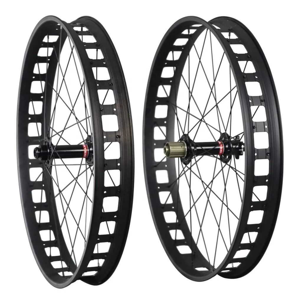 Alloy fat wheels 80mm width fat bicycle wheelset