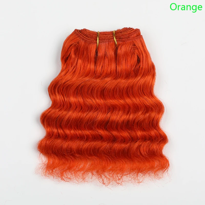  China Manufacture Doll Tress Hair Angora Goat Mohair for Blythe Dolls Wool New Wefted