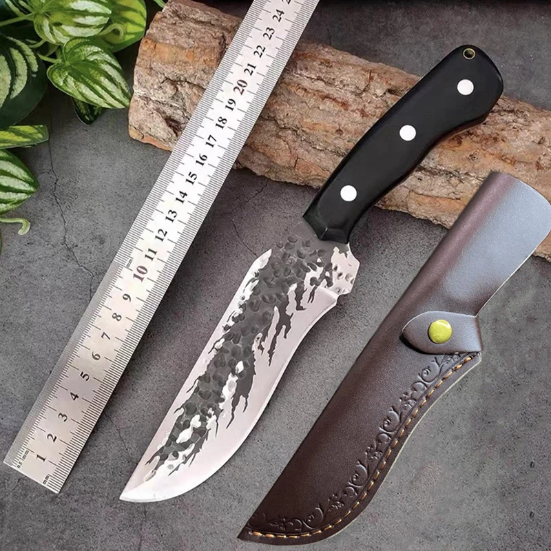 Ultra Sharp Small Kitchen High Carbon Stainless Steel Meat Kebab Messer Chef Cutter Butcher Knife Set