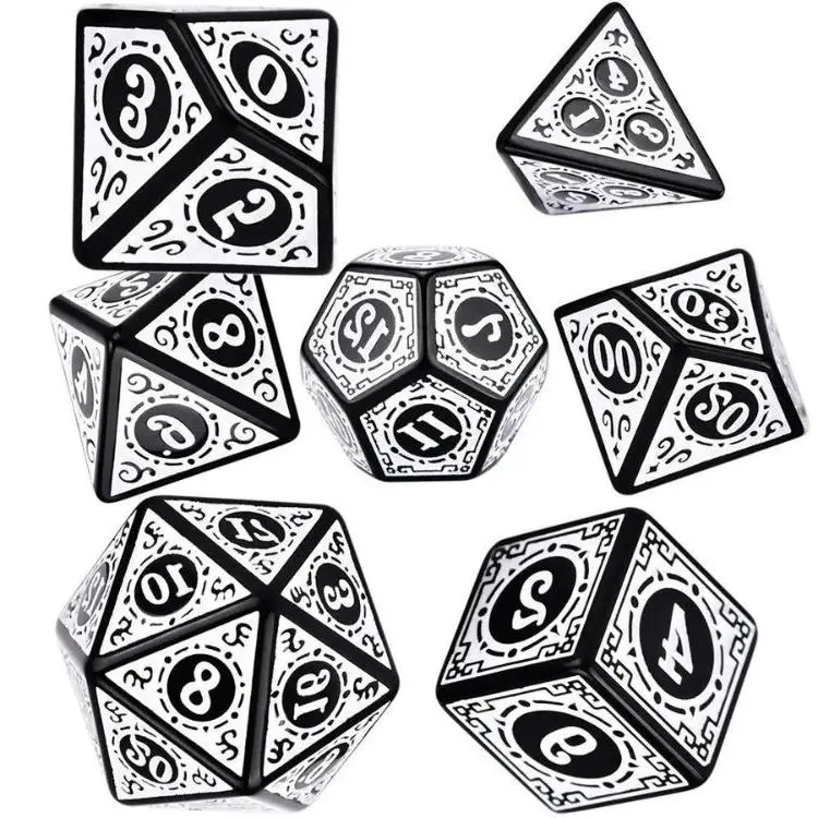 2023 Best Seller Custom Dice Set With Box, Dice Sets, Dnd Dice Set, Metal Dice Set, Polyhedral Dice Set, Dice Set Eye