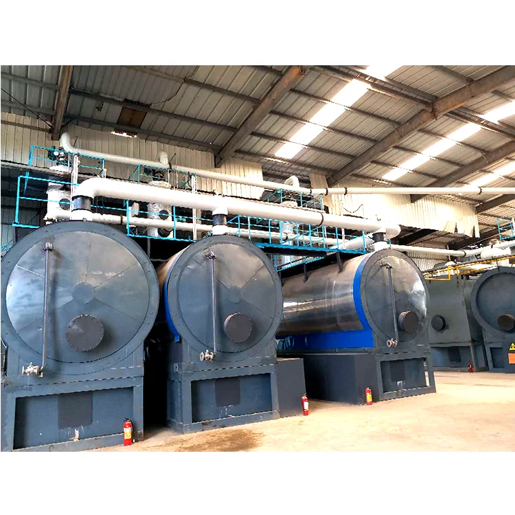 Non-pollution waste tyre pyrolysis machine to Diesel Oil and Gasoline