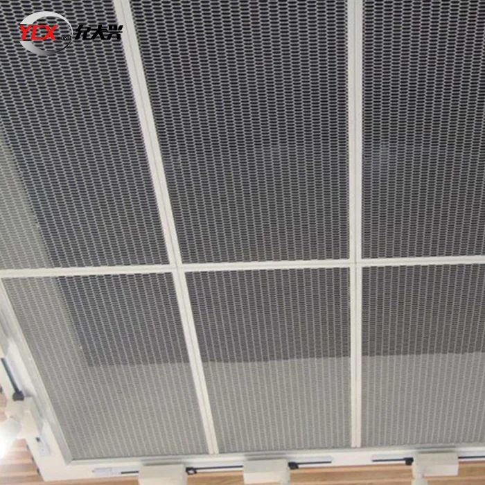 
Foshan Made Mesh Ceiling Metal Expanded Ceiling mesh Aluminium Mesh Ceiling