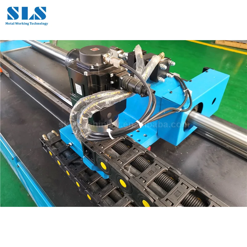 Automatic Tube Hole Punching Flanging Machine, Metal Round Square Pipes Hydraulic Piercing Press for Making Guardrail