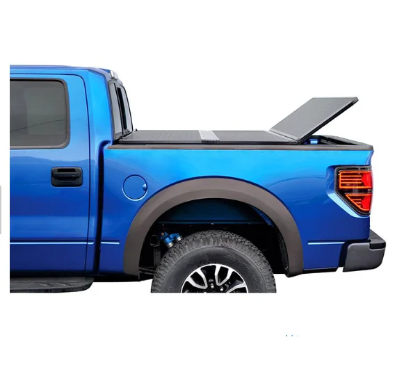 PLEGABLE 3 PARTE LONA  Hard  Aluminum Tri-Folding Tonneau  Cover Hilux with Good Quality for D-MAX AMAROK MAXUS USE