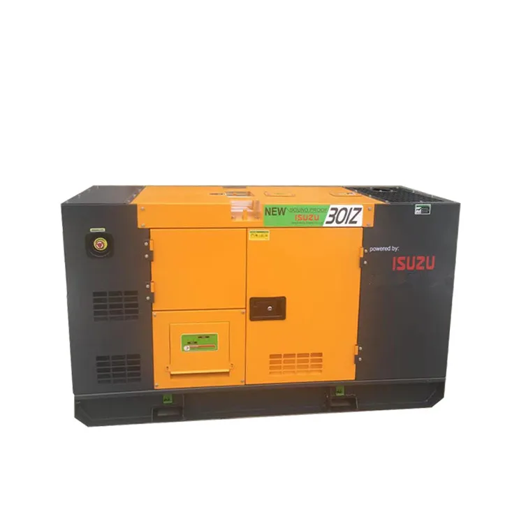 Super Silent 60Hz AC Single Phase Three 25kva 20kw  Diesel Generator By Isuzus Engine JE493DB-03 With ATS For Philippines