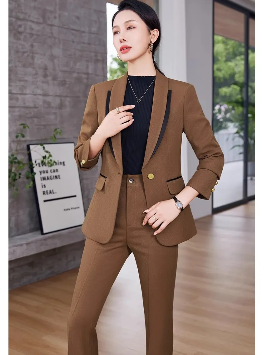 Formal Plus Size Women Suits Office Formal Woman Suits Two Pieces Professional Suits Set for Women