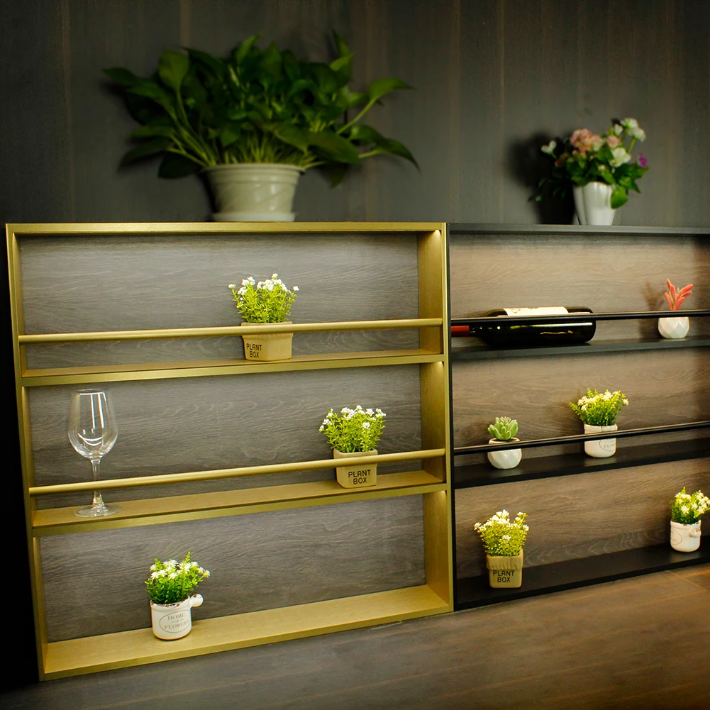 Home Decoration Modern Style Commodity Shelf Wall Mount metal Iron Shelf