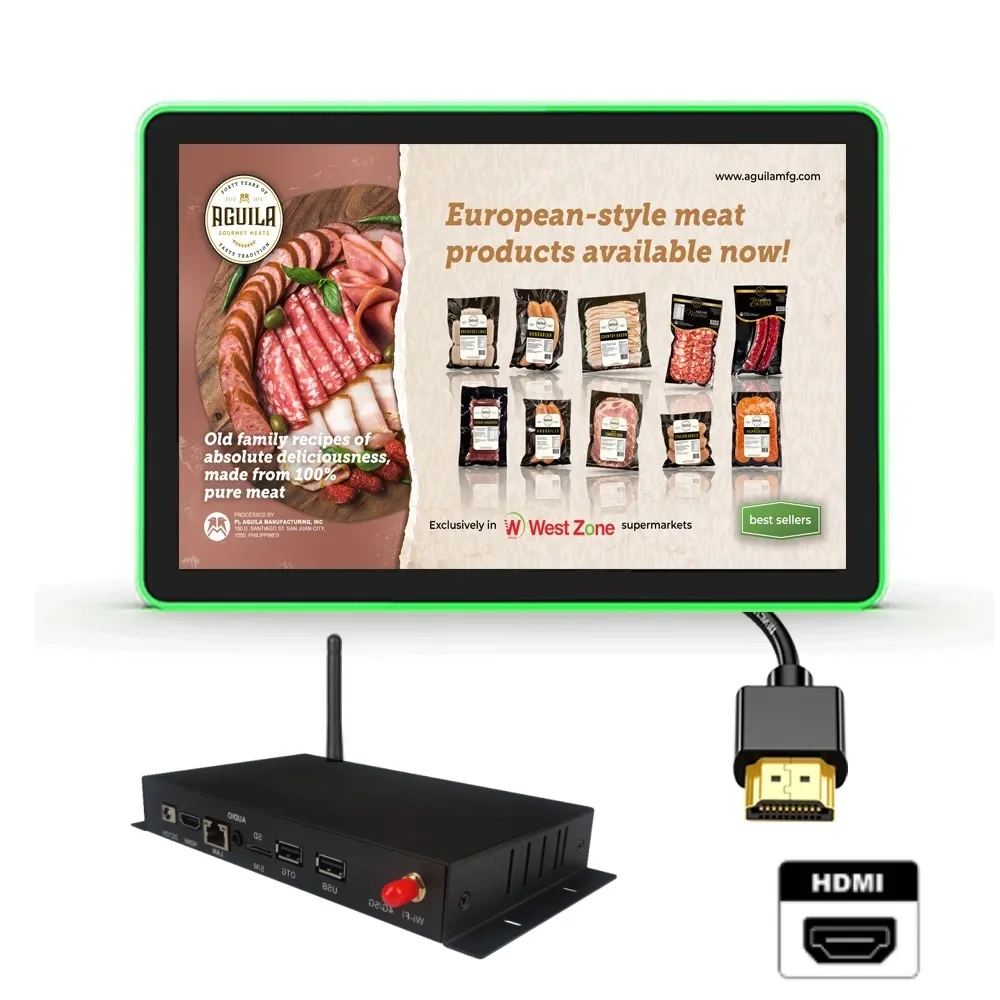 Real 4K Android 13 RK3588 High Performance Android Play Box CMS Advertising Display Interactive Digital Media Player Box 8+128GB