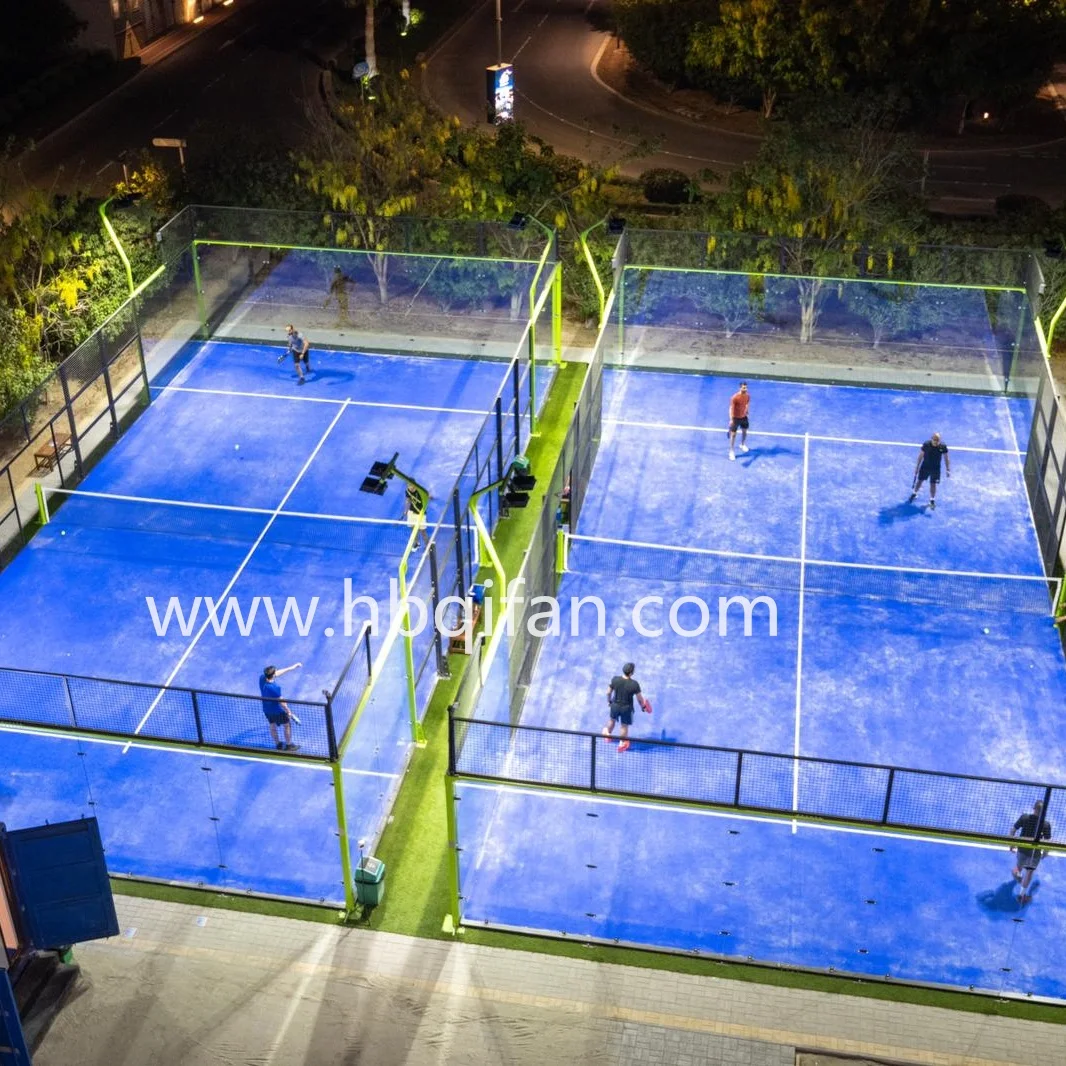 Hot Selling Paddle Tennis court Panoramic Assembled Indoor And Outdoor Padel Court Price
