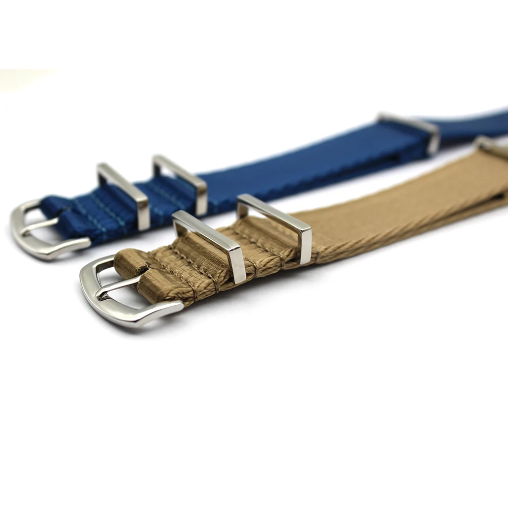 TOP10 Fabric Wrist Band Quality Khaki Nato Strap 20MM 22MM Nylon Watch Straps