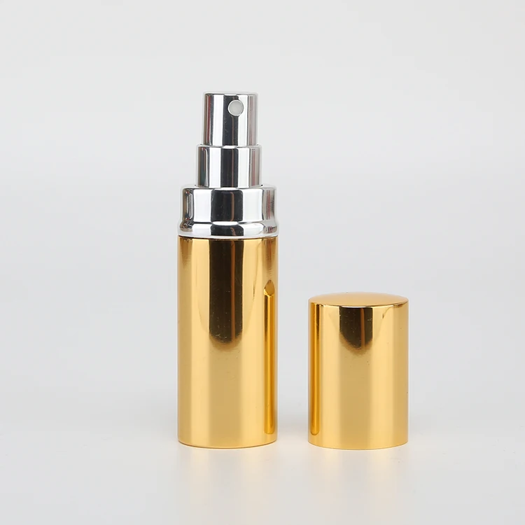 Travel Mini Portable Size 6ml 8ml 10ml 15ml Cap Metal Spray Refill Atomiser Aluminum Refillable Perfume Bottle