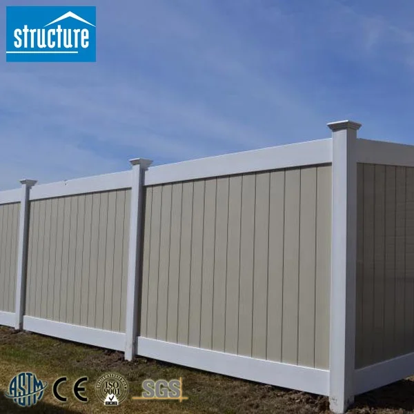 
Hot New Designs Plastic Privacy Fence Panels For Sale 