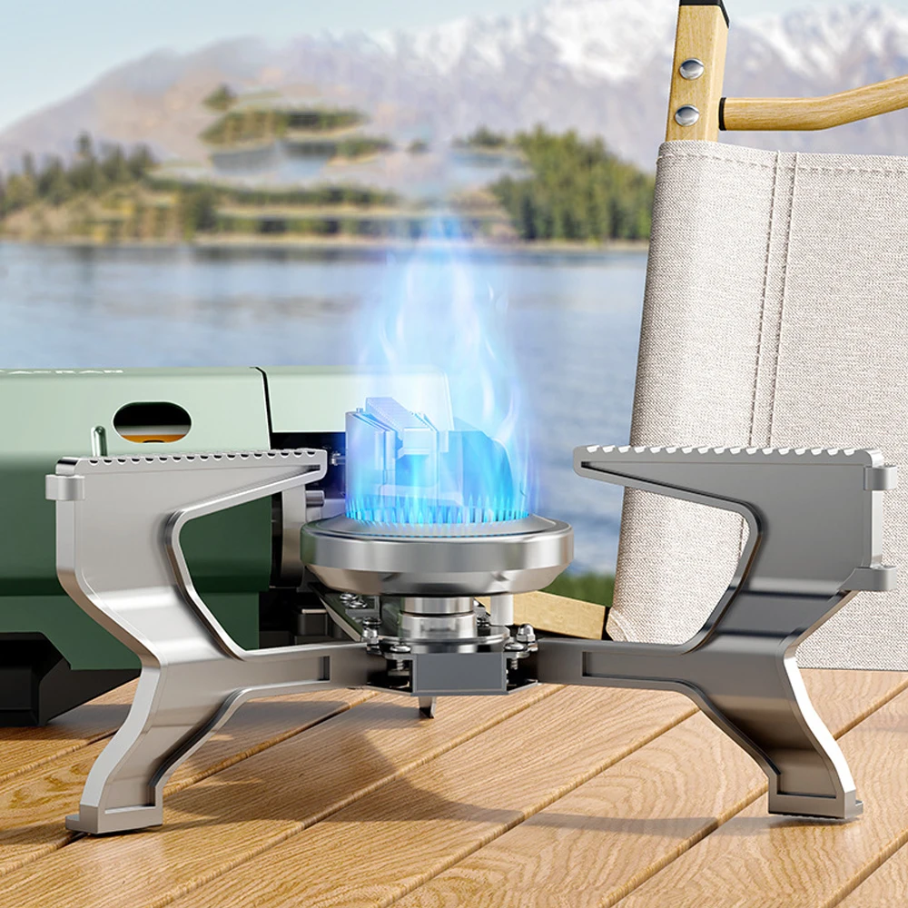 New Folding Cassette Stove Outdoor Camping Picnic Gas Stove Portable Fire Boiler Tea Stove