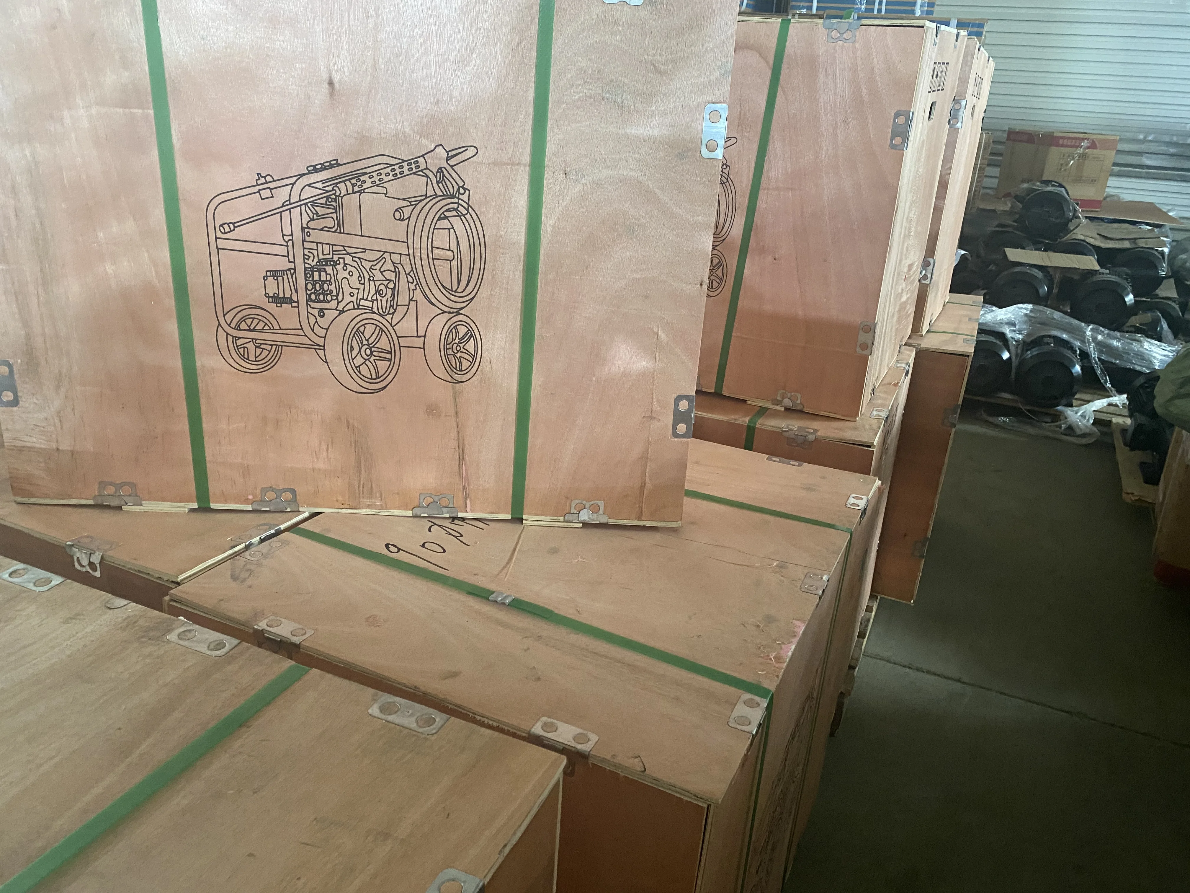 DUMILE 1800psi -4000psi  Commercial Cleaner Industrial Oil High Pressure Washer Diesel Engine High Pressure Car Washer