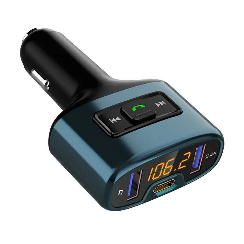 
Soomfon Car Kit Mp3 Charger With Blue tooth Fm Transmitter Fast Charger Transmetteur Fm Bluetooth 