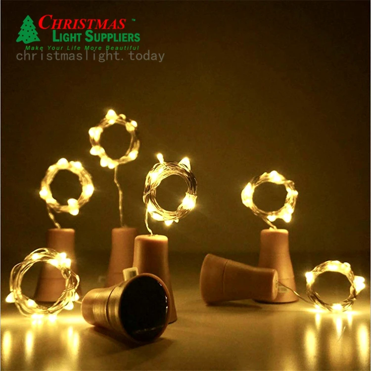 Solar 10 Pack 20LEDs light  78in 2M Solar fairy dewdrop Bottle Cork Stopper String Light  Wedding  xmas Copper Wire rice lights