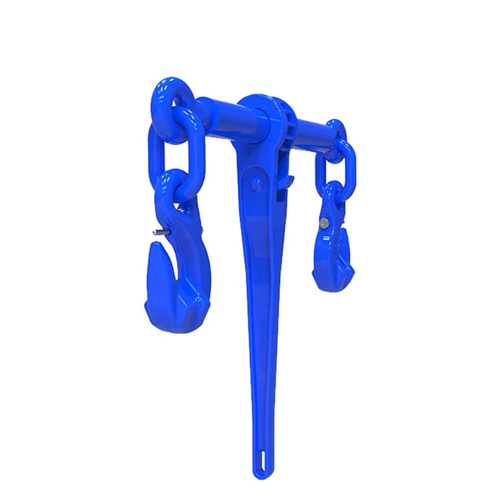 G100 Drop Forged Blue Painted Ratchet Chain Load Binder with Hooks