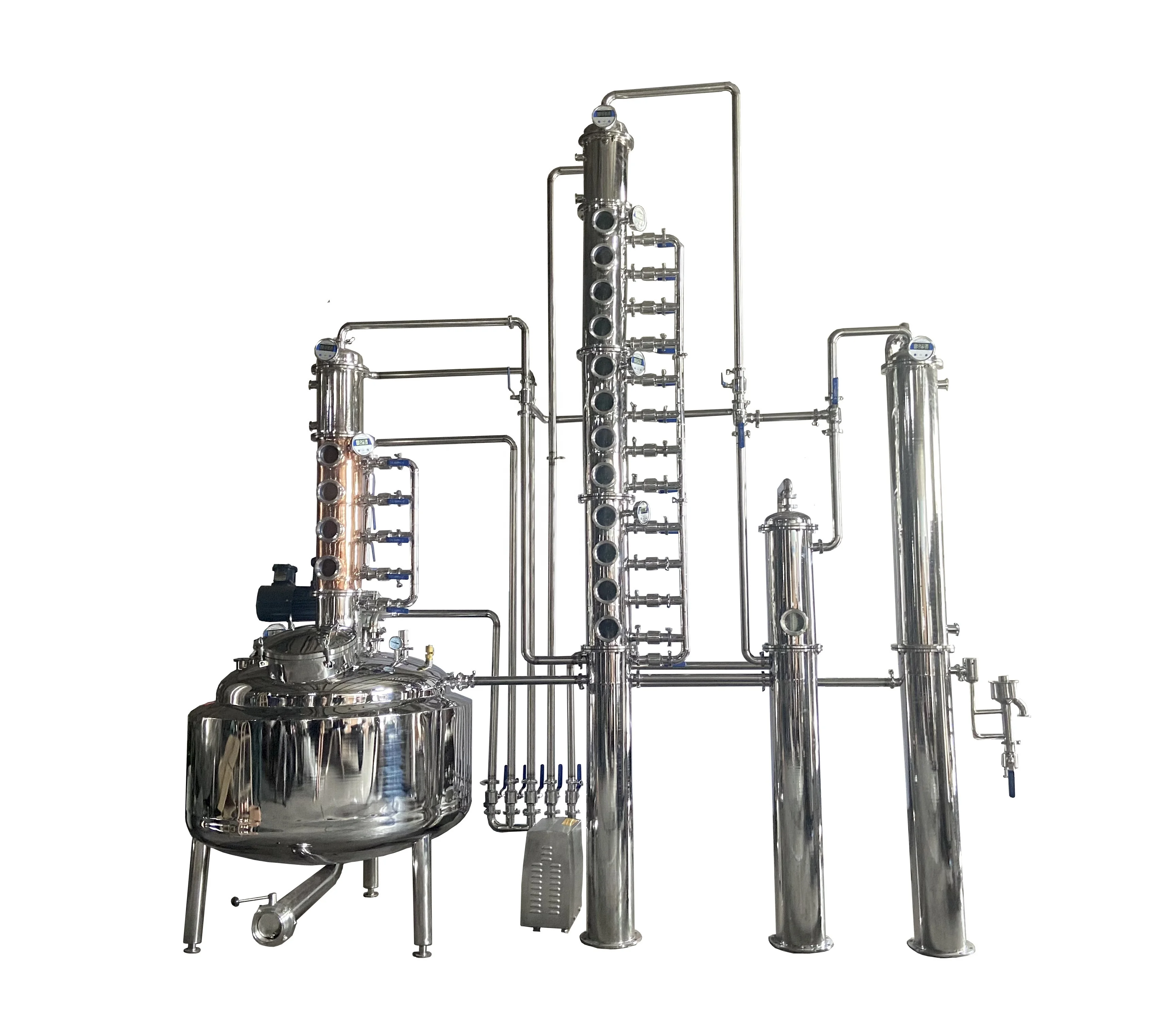 TOWIN 300L/500L/1000L Gin and whiskey distilling equipment distillation machine for sales