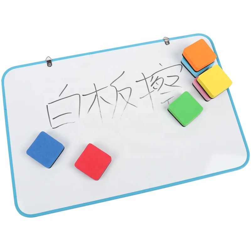 Acrylic Calendar Accessories Eraser Magnets Eraser 5*5*2cm Manufacturer wholesale EVA board rubbing magnetic whiteboard