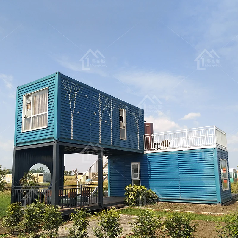 Easily Assembled and Cost Saving Container Garden House Luxury Living house in the Farm