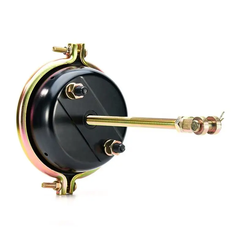 Target Brakes Heavy Duty Truck Brake Parts Single Diaphragm Type 30 Clamped 10.0 Inch Pushrod Length Spring Cam Brake Chamber