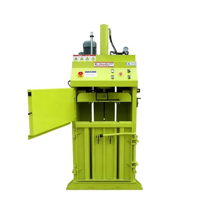 Small Size Garbage Compactor Waste Plastic Press Machine Automatic Baler for sale