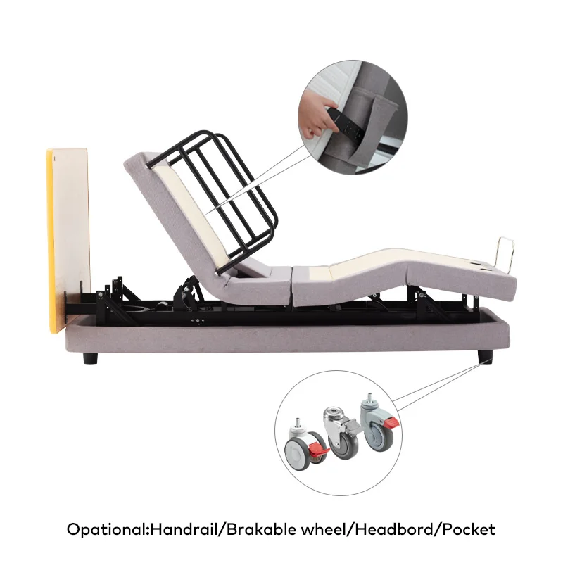 
Factory dircet H021 triple bunk lifting electric bed base Electric Adjustable Bed Base 