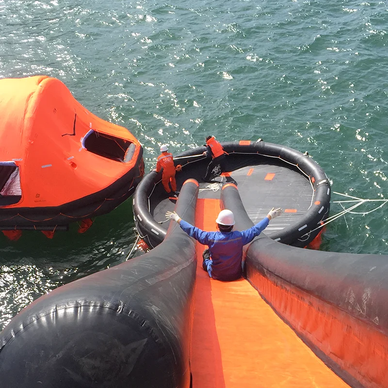 Open type life raft with marine evacuation systems specialized maritime safety equipment for sale