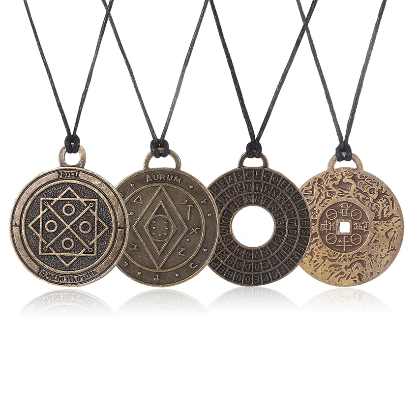 Hot Sale Natural Good Luck Charm Thailand Medallion Necklace Uwell Money Pegan Japanese Amulet