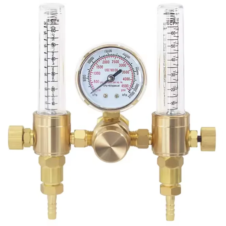 Uweld Hot Sale Dual Stage Argon/CO2 Flowmeter Gas Regulator
