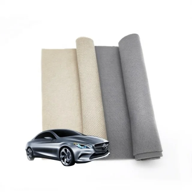 Needle punched felt non-woven fabric of car interior fabric