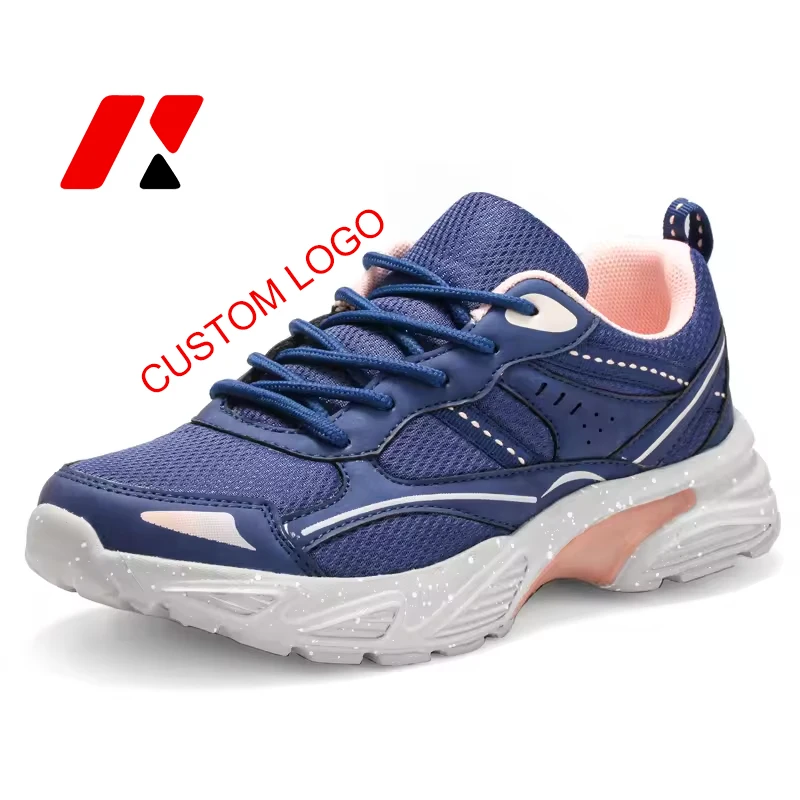 Casual Running Sneakers Breathable Walking Sport Shoes Women Chunky Shoes A3 Mesh Custom Logo Custom Fashion Men