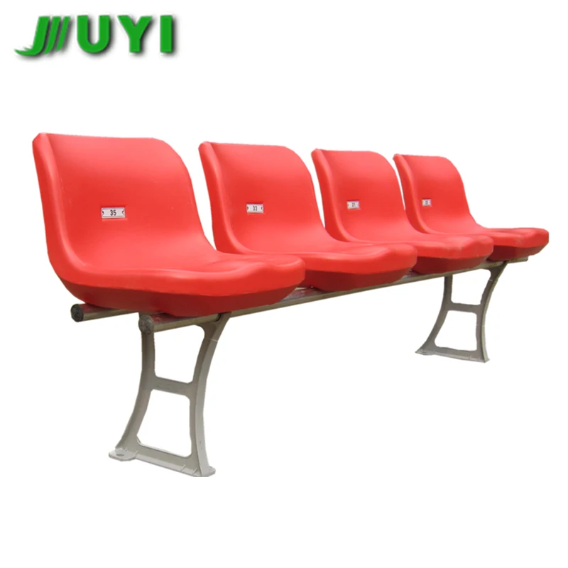 
JUYI wholesale athletic field high backrest HDPE stadium seats BLM-1817 