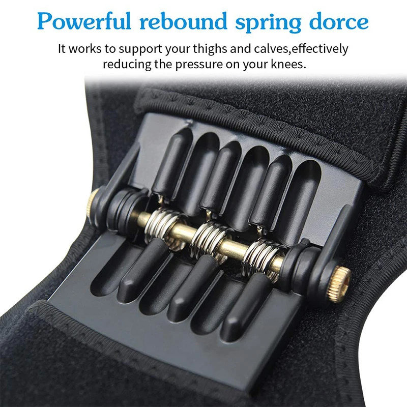 Hot selling sports knee support knee spring force tool sport knee support for Motorcycle hiking Weight Lifting Climbing