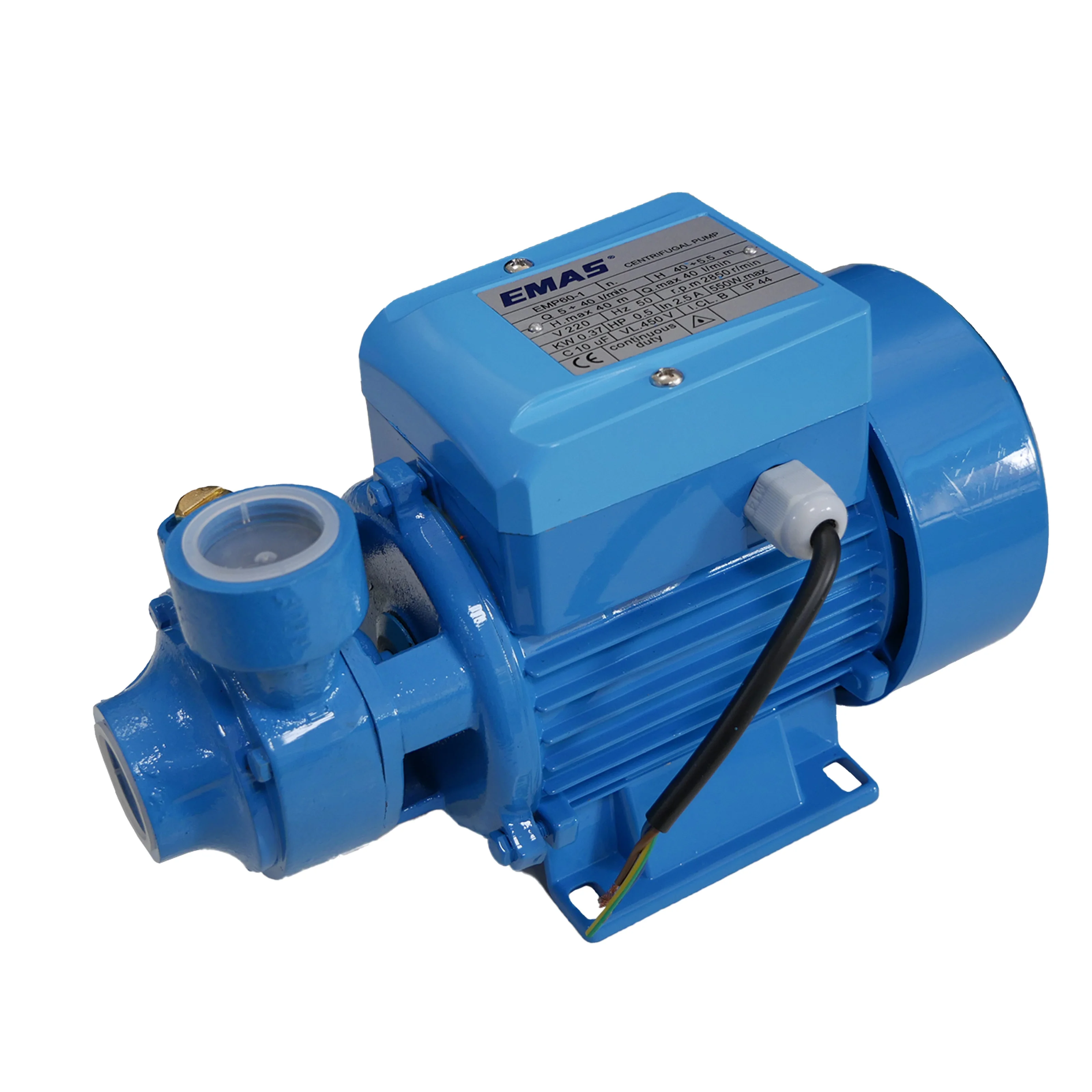 Factory Price 0.5HP Single-Phase Centrifugal Pump for Irrigation & Agriculture 220V/50HZ