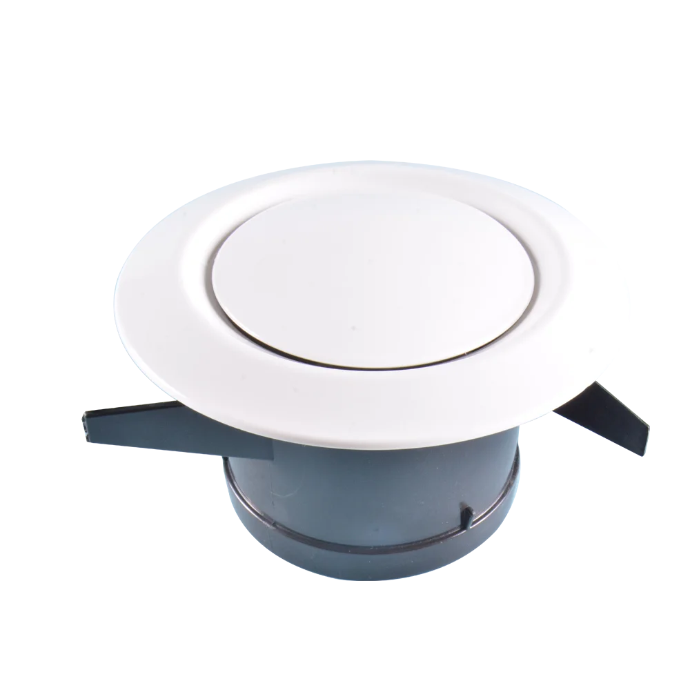 All Type White round Air Outlet Diffuser 75 110 Diameter for Ventilation HVAC Systems Part