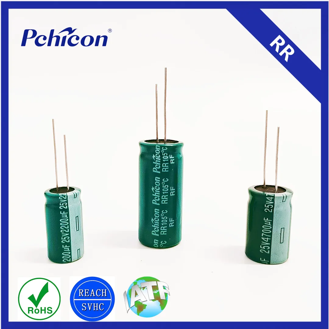 Pchicon 80V220uF 10*16 RR 2000Hrs Low ESR Aluminium Electrolyte Capacitor Original Manufacturer Capacitor