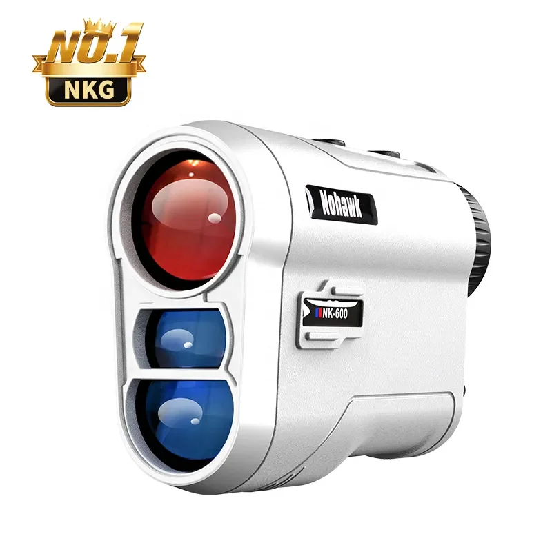 600m small optical instrument Nohawk LCD Display mini handheld laser golf rangefinder for miniature golf matches