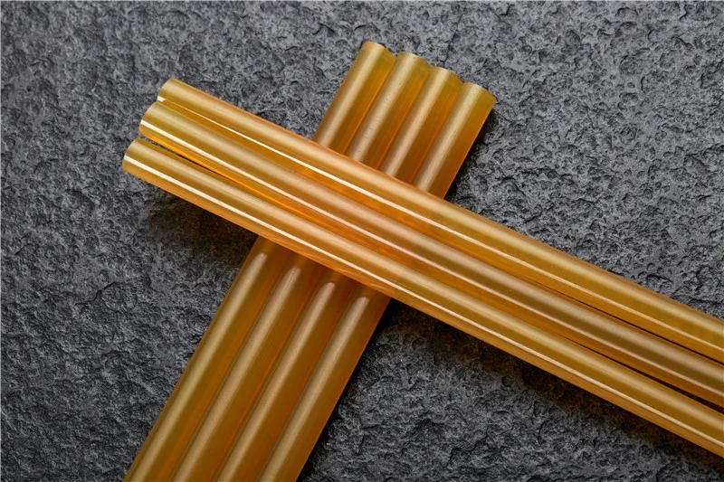 
Wholesale 7mm 11mm Dark yellow Transparent Hot Melt Gun Glue Sticks 