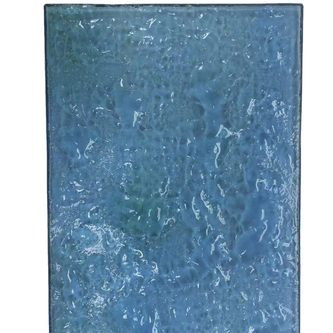 Novel Design Decorative building Fused Glass Art Pattern Stain Hot Melt Tempered Glass